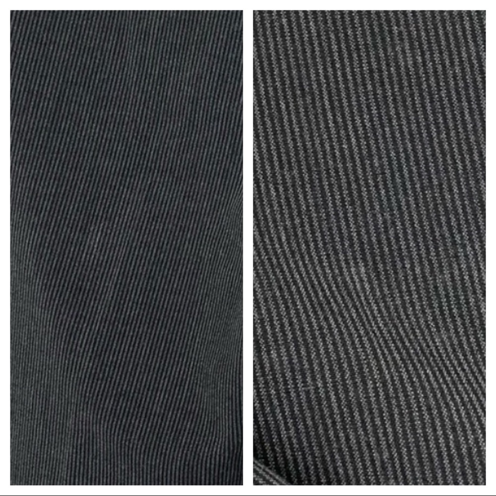 Worthington Modern Fit Pinstripe Charcoal Straight Leg Career Dress Pants Nwt 10 - Picture 9 of 16